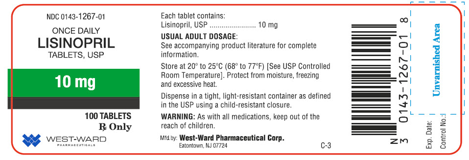 Lisinopril Tablets, USP 10 mg 0143-1267