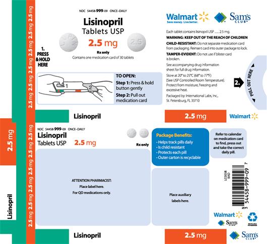 Lisinopril 2.5mg adherence package