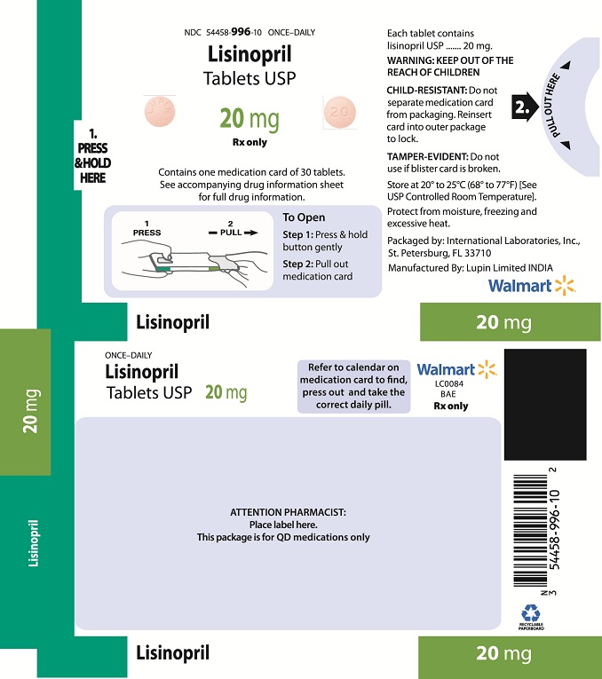 Lisinopril 20mg adherence package