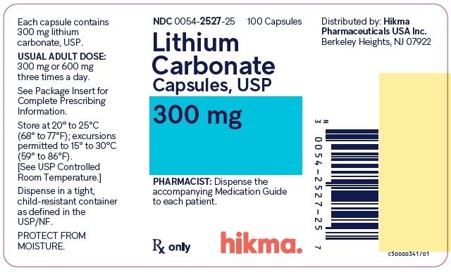 300 mg Capsules, Bottle Label