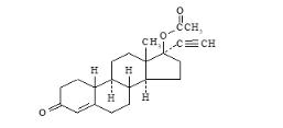 The chemical name of norethindrone acetate is [19-Norpregn-4-en-20-yn-3-one, 17-(acetyloxy)-, (17)-].