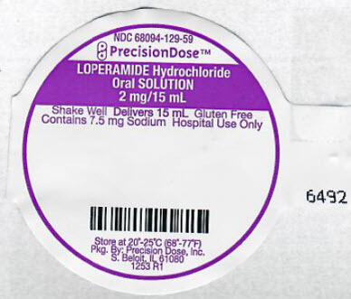 PRINCIPAL DISPLAY PANEL - 2 mg/15 mL Cup Lid Label