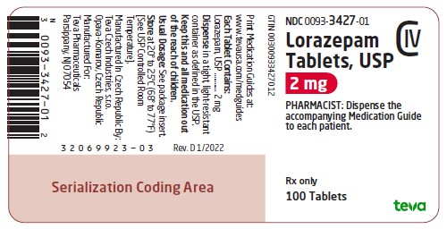 label, 2 mg, 100 Tablets