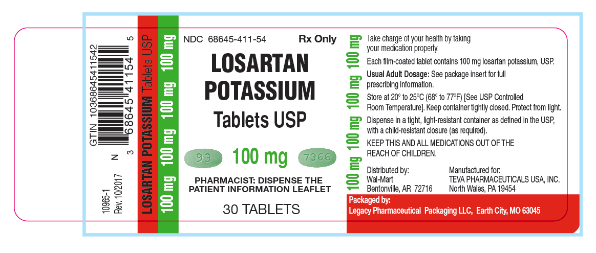 Losartan Potassium Tablets, USP 100mg
