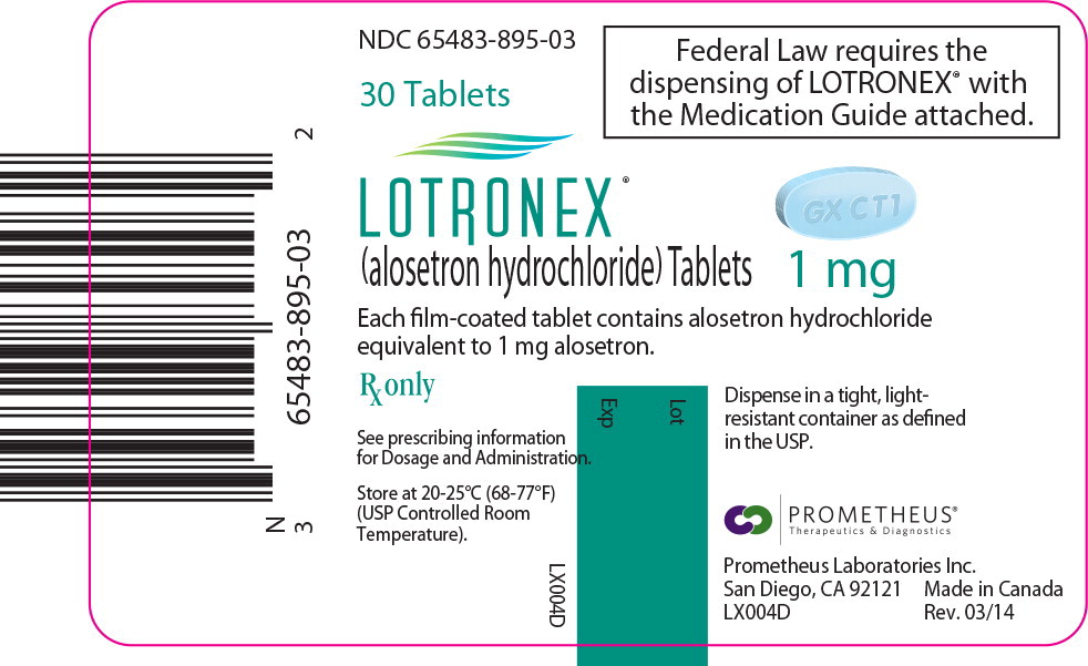Principal Display Panel - Lotronex 1 mg Bottle Label
