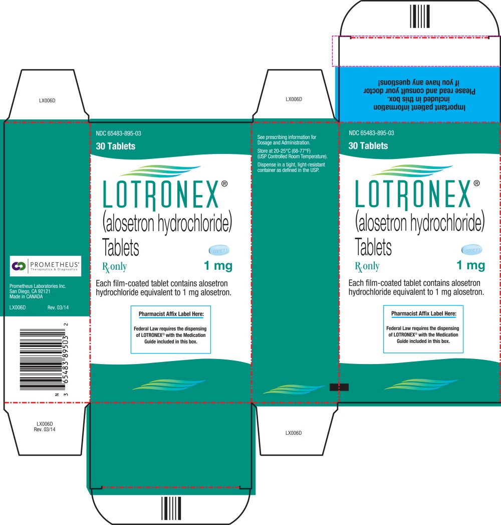 Principal Display Panel - Lotronex 1 mg Carton
