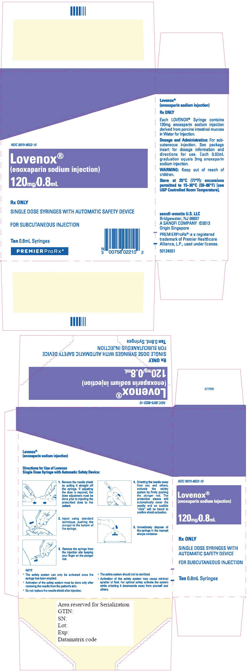 Principal Display Panel - 120 mg/0.8 mL Syringe Blister Pack Carton