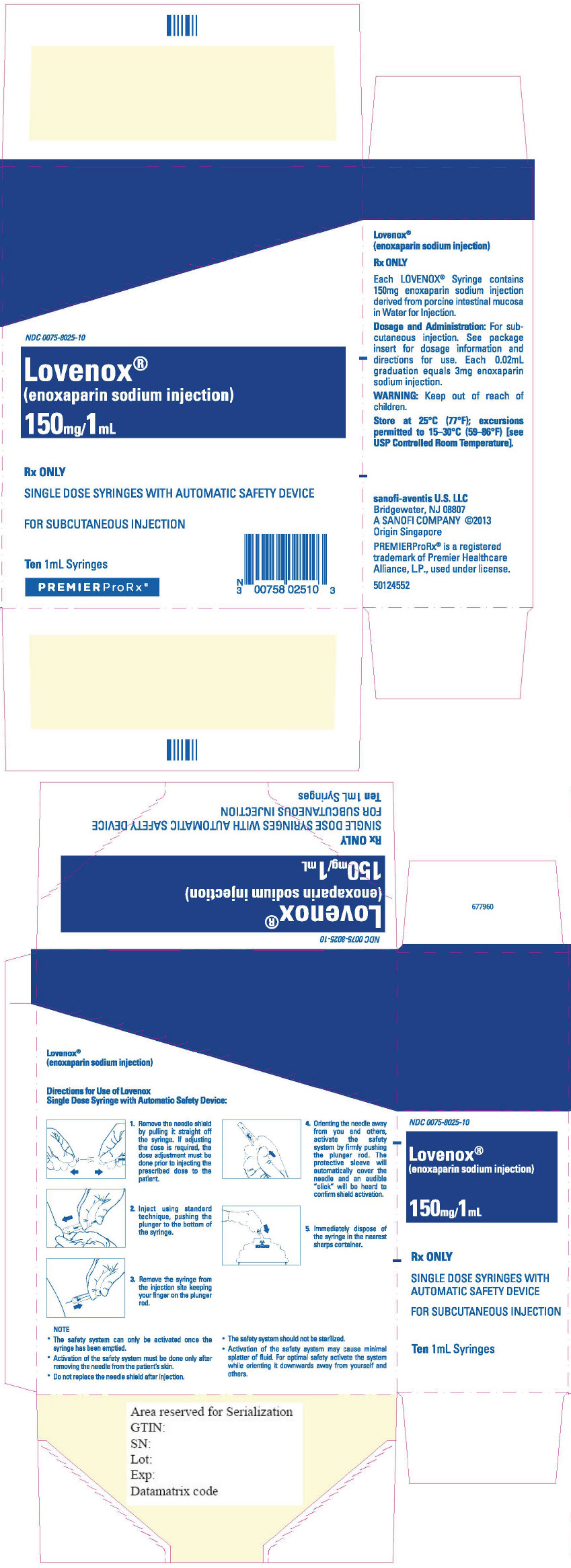 Principal Display Panel - 150 mg/1 mL Syringe Blister Pack Carton