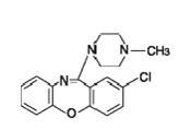 Structural formula of loxapine succinate salt