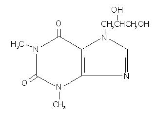 Dyphylline Molecular Formula