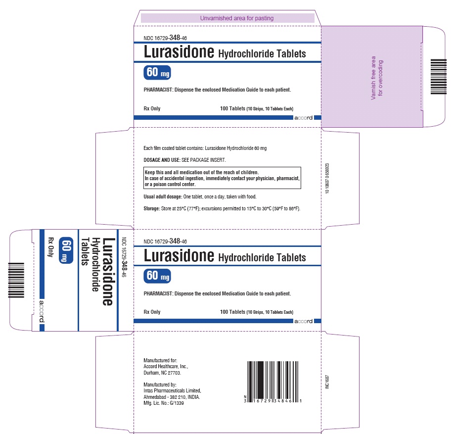 Lurasidone Hydrochloride 60 mg-100 Tablets-Carton