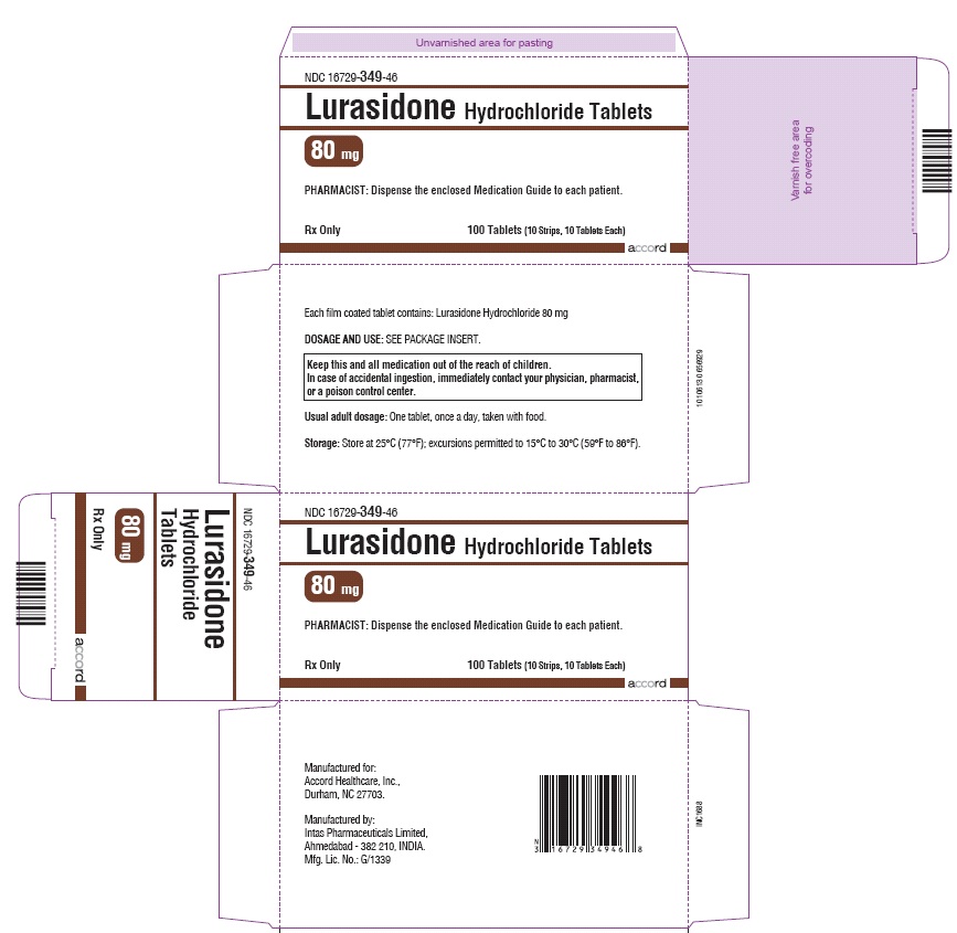 Lurasidone Hydrochloride 80 mg-100 Tablets-Carton