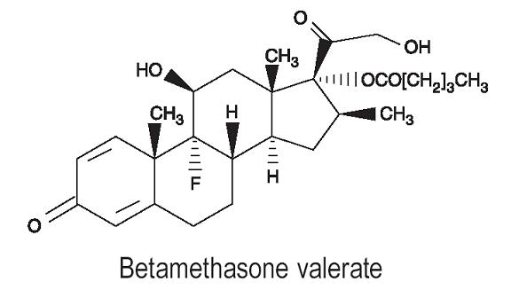betamethasone valerate chemical structure