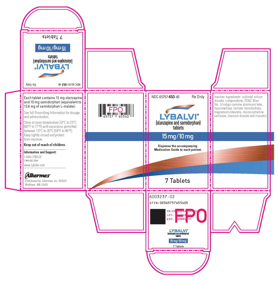 Principal Display Panel - 15 mg/10 mg 7 Tablets Carton Label
