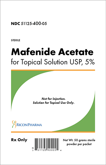 Mafenide Acetate for Topical Solution, USP - Pouch Label