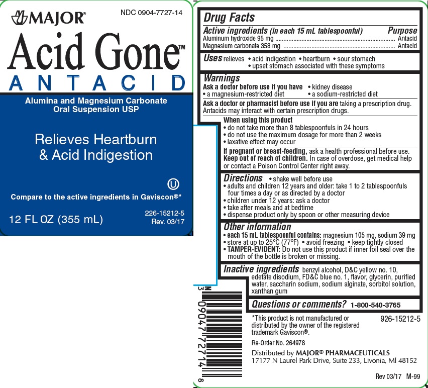 Acid Gone Antacid | Aluminum Hydroxide And Magnesium Carbonate Liquid Breastfeeding