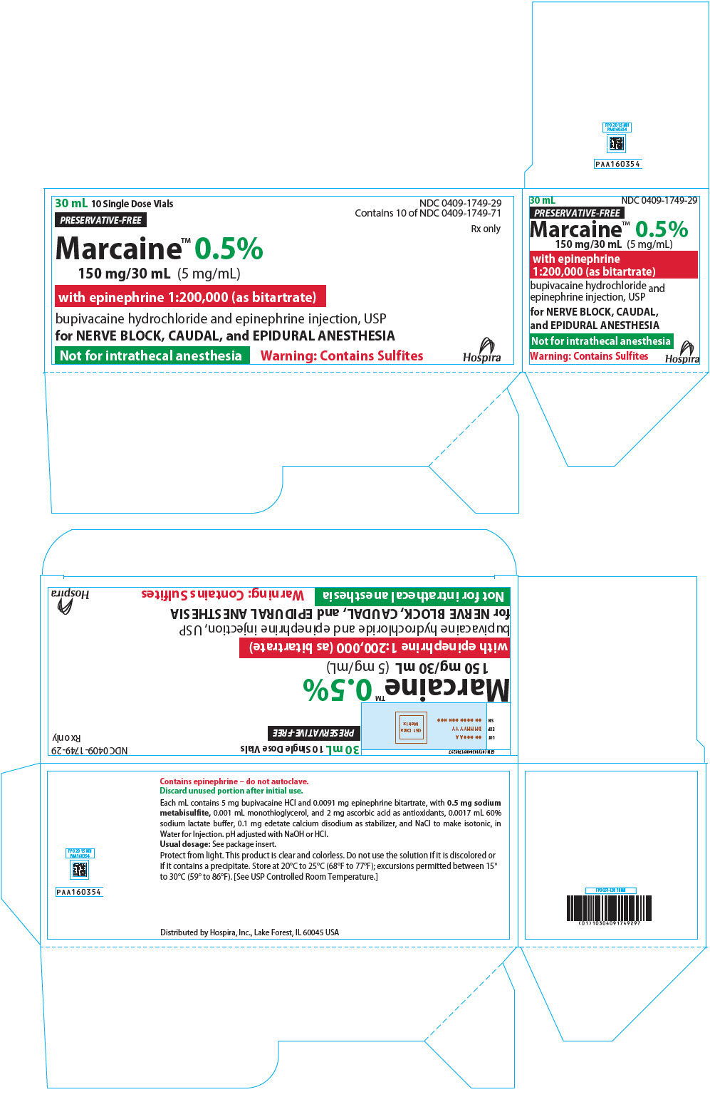 PRINCIPAL DISPLAY PANEL - 150 mg/30 mL Vial Carton - 1749