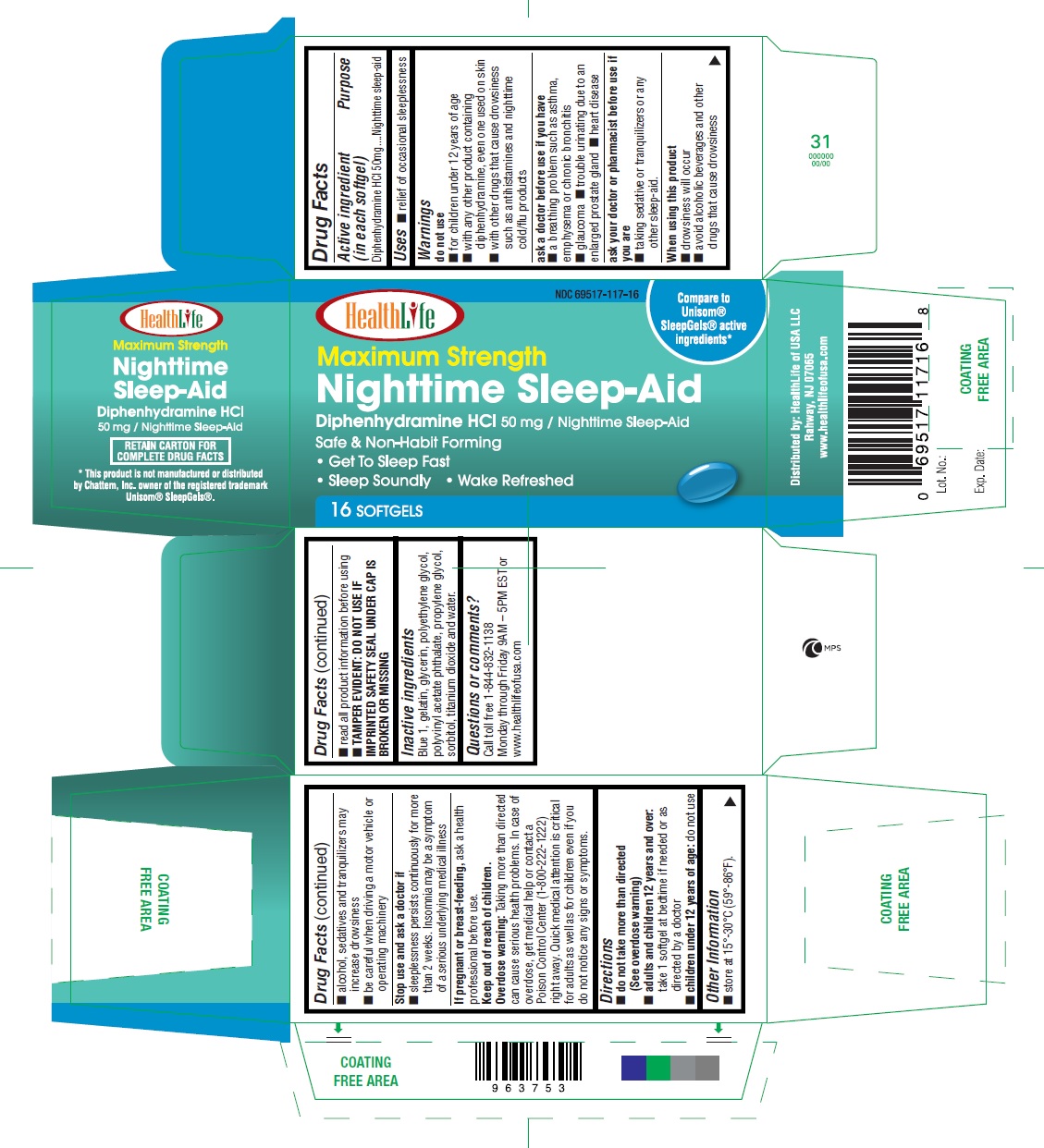 Maximum Strength Nighttime Sleep-aid | Diphenhydramine Hcl Capsule while Breastfeeding