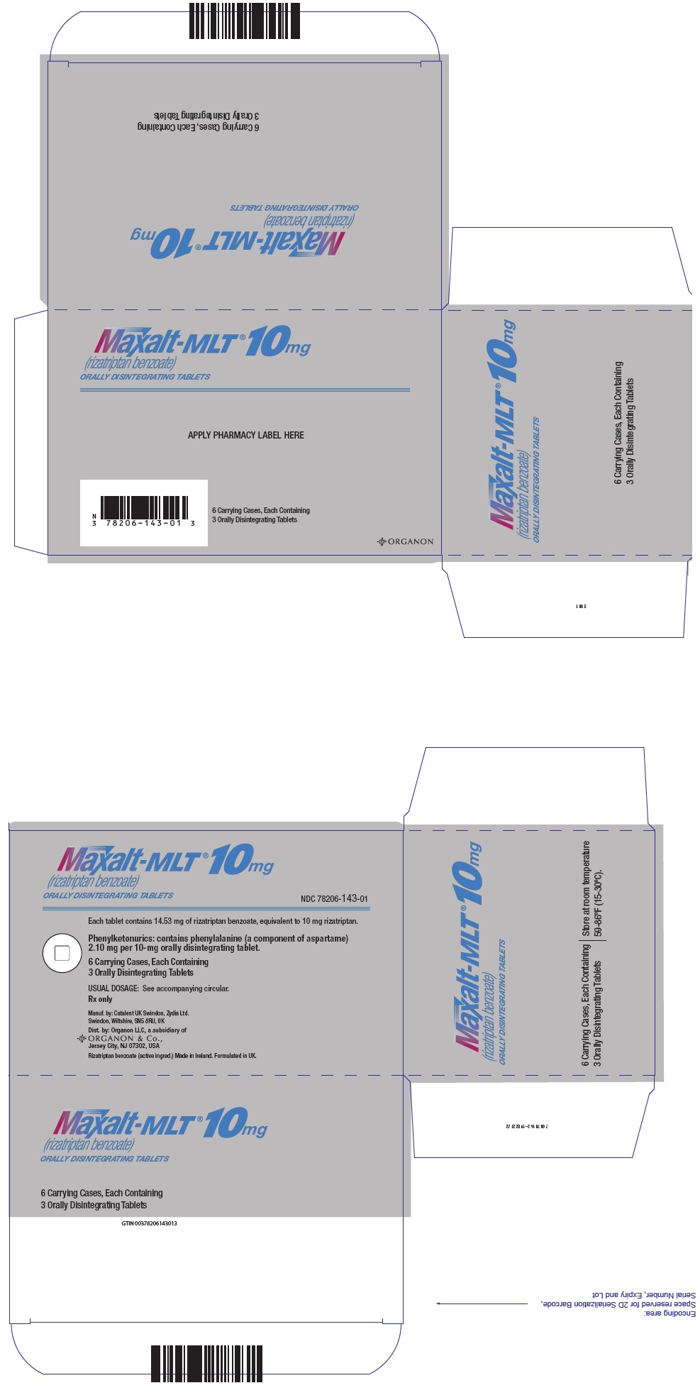 PRINCIPAL DISPLAY PANEL - 10 mg Tablet Case Carton