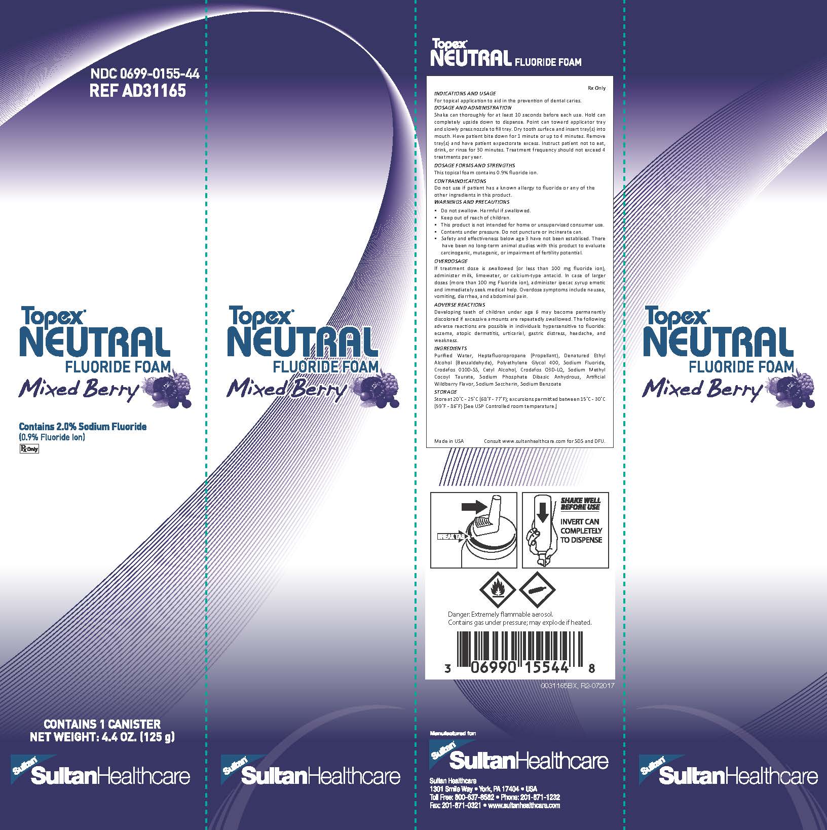Topex Neutral Fluoride Foam | Sodium Fluoride Aerosol, Foam while Breastfeeding