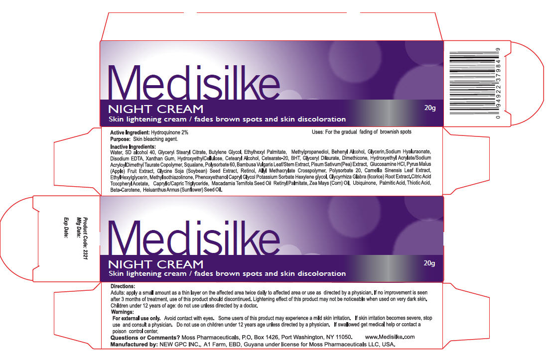 Medisilke Night | Hydroquinone Cream Breastfeeding