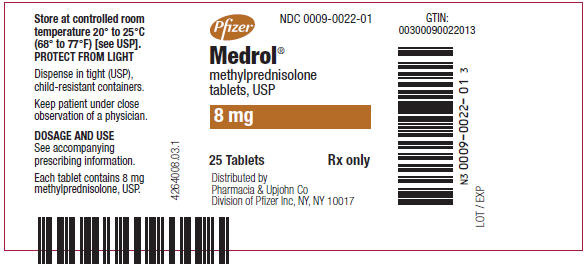 Principal Display Panel - 8 mg Tablet Bottle Label