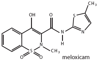 Meloxicam Chemical Structure
