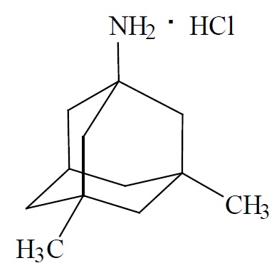 memantine-hcl-molec-struc