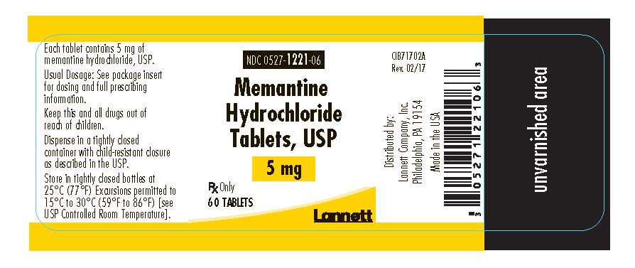 5 mg 60 count bottle label