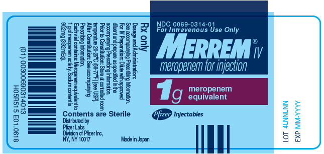 PRINCIPAL DISPLAY PANEL - 1 g Vial Label