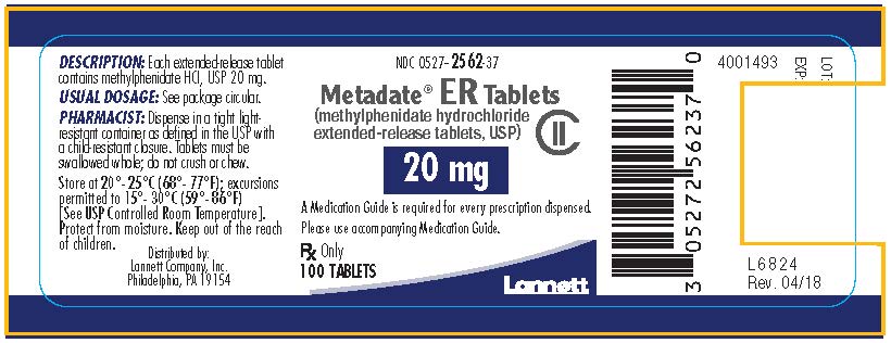 20 mg 100 count bottle label