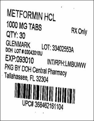 Metformin 1000mg Label
