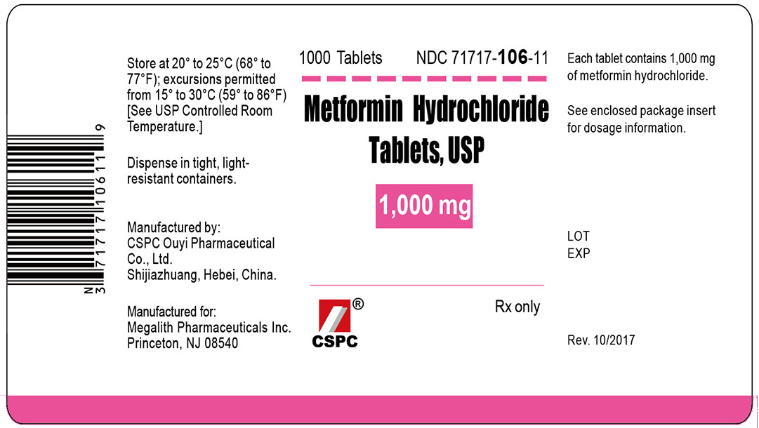 metformin 1000 mg 1000 tablets