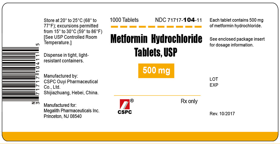 metformin 500mg 1000 tablets