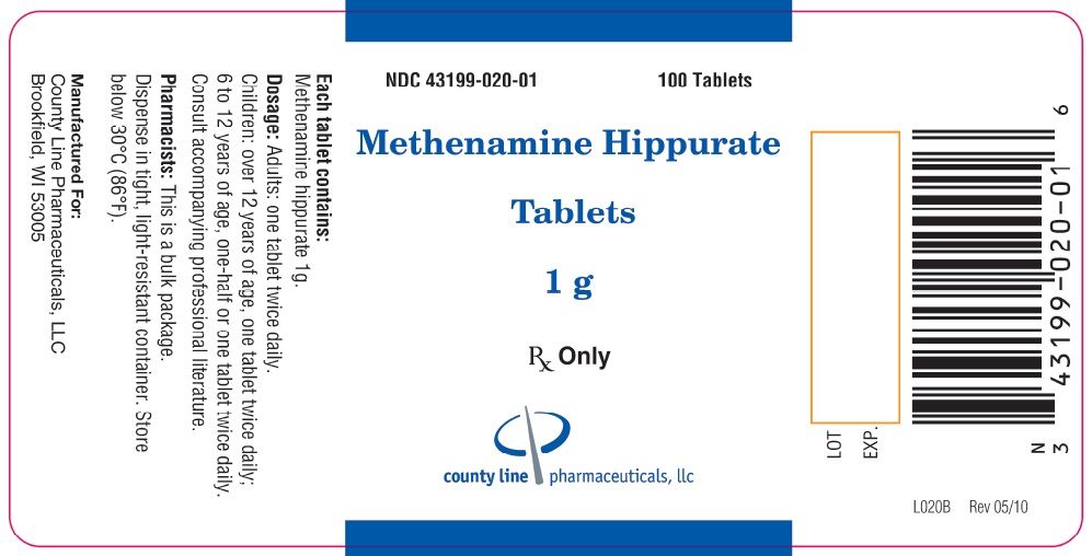 Methenamine Hippurate Tablets 1 g