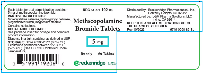 Principal Display Panel - 5 mg Tablet Bottle Label