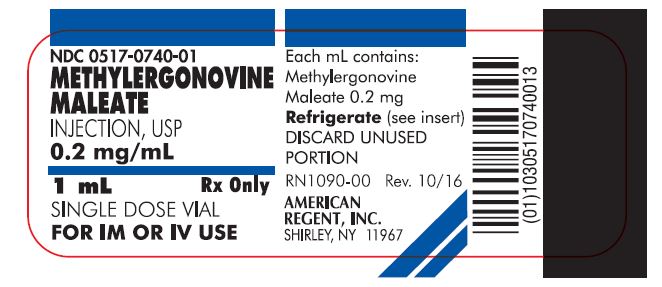 Methylergonovine RN1090-00 Label