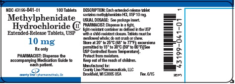 Methylphen-10mg label