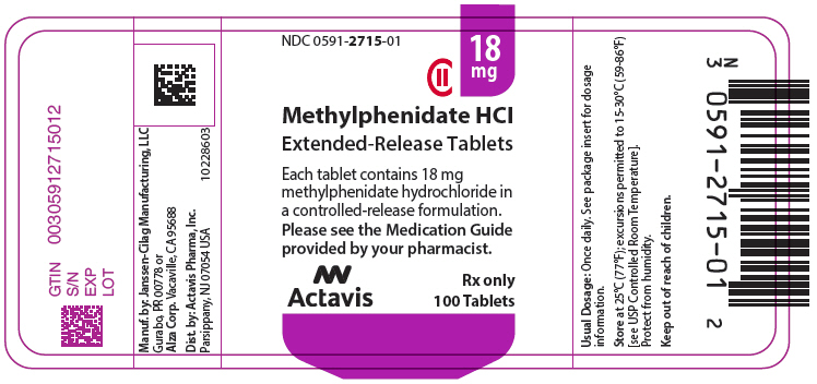PRINCIPAL DISPLAY PANEL - 18 mg Tablet Bottle Label