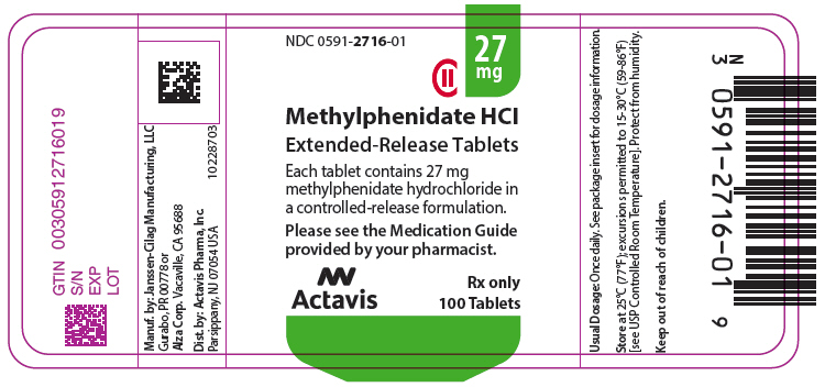 PRINCIPAL DISPLAY PANEL - 27 mg Tablet Bottle Label