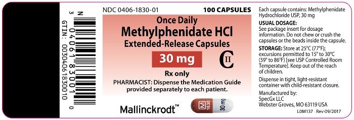 PRINCIPAL DISPLAY PANEL 30 mg Label