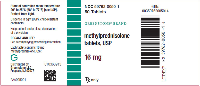 PRINCIPAL DISPLAY PANEL - 16 mg Tablet Bottle Label