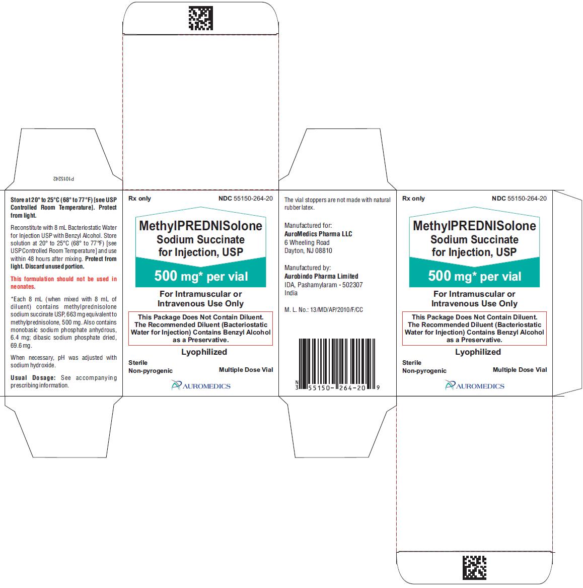 PACKAGE LABEL-PRINCIPAL DISPLAY PANEL - 500 mg per vial - Container-Carton (1 Vial)