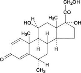 methylprednisolonechemicalstructure