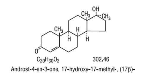 Methyltestosterone Structure