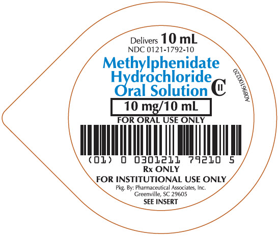 PRINCIPAL DISPLAY PANEL - 10 mg/10 mL Cup Label