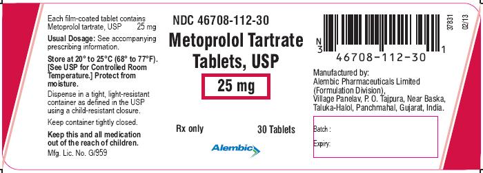 25 mg 30 Tablets in Bottle Pack