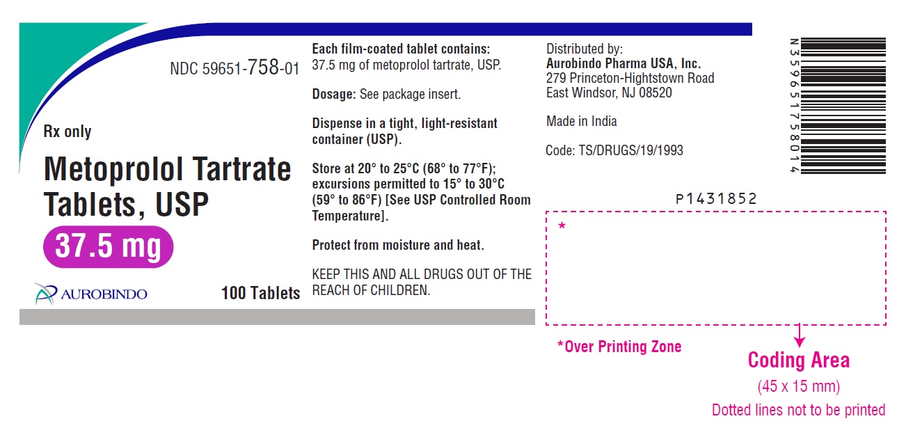 PACKAGE LABEL-PRINCIPAL DISPLAY PANEL - 37.5 mg (100 Tablet Bottle)