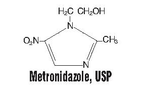 Metronidazole chemical structure