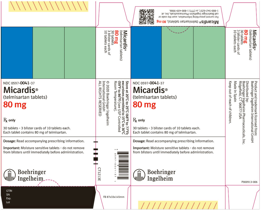 PRINCIPAL DISPLAY PANEL - 80 mg Tablet Blister Pack Carton